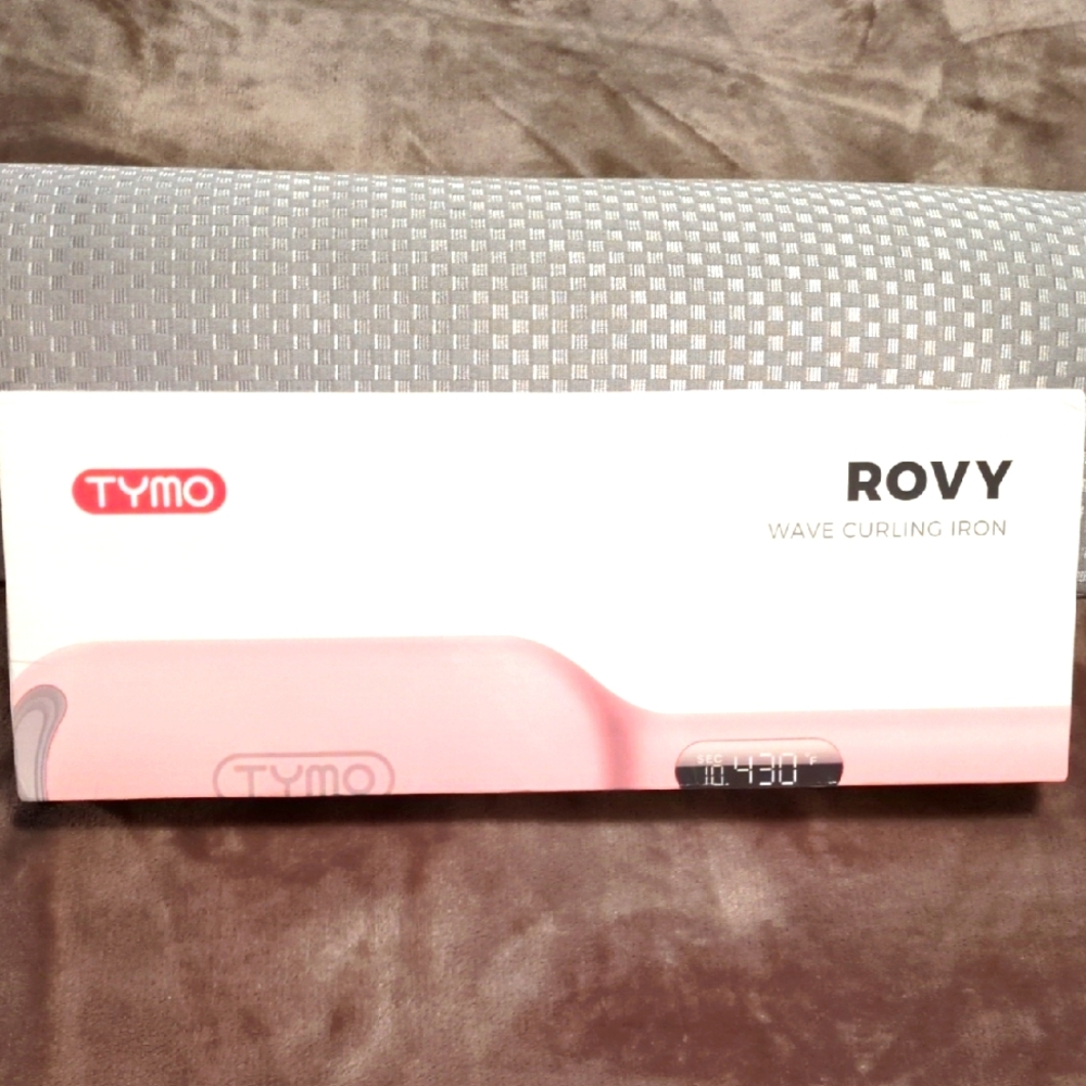 TYMO Rovy Wave Curling Iron - Pink and Gray
